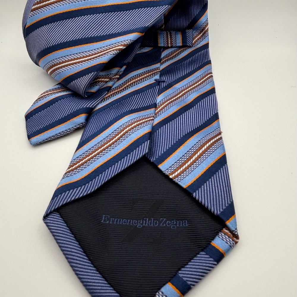Ermenegildo Zegna Multicolor‎ Striped silk Tie
